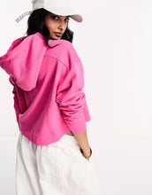 Load image into Gallery viewer, BOSS Eflam logo arm hoodie pink