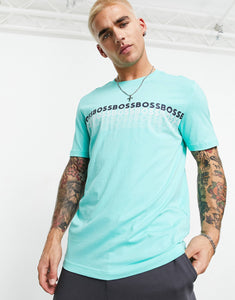 BOSS Green Tee 2 t-shirt aqua green