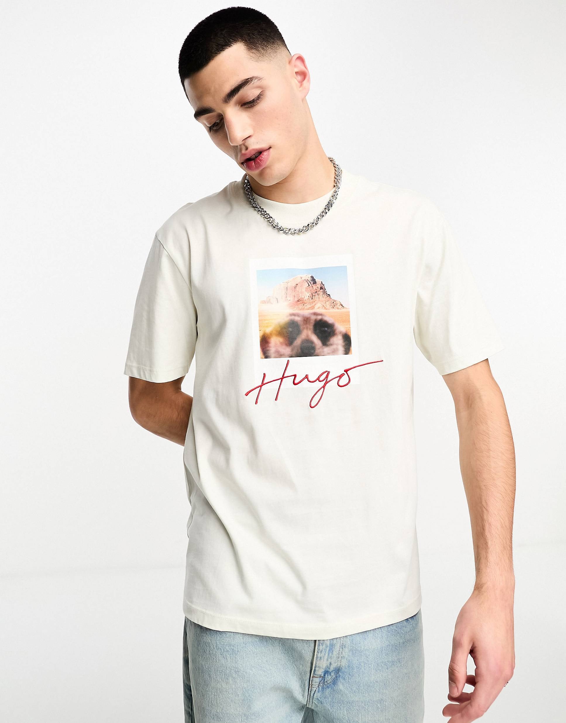 HUGO Driceto t-shirt white
