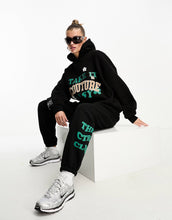 Load image into Gallery viewer, The Couture Club take it easy oversized hoodie black