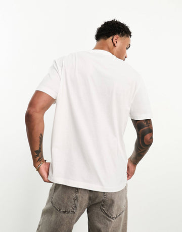 DESIGN relaxed t-shirt white abstract art