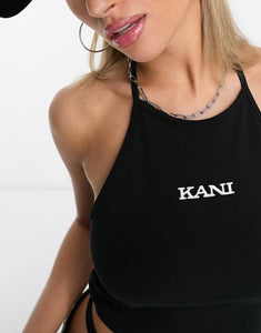 Karl Kani retro laced top black