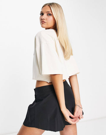 HUGO cotton paris t-shirt cream