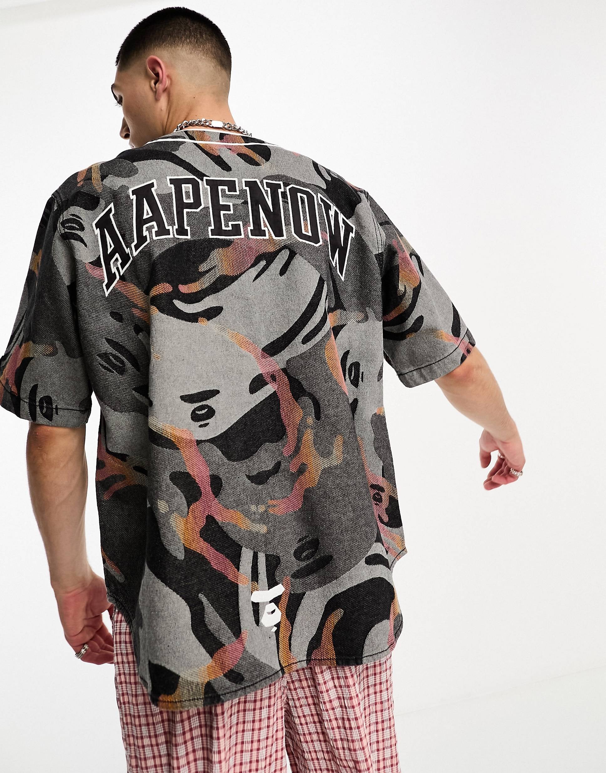 Aape By Bathing Ape camo shirt