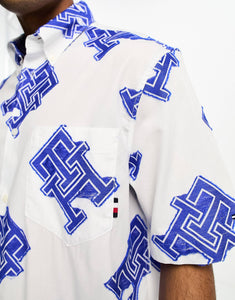 Tommy Hilfiger monogram shirt blue