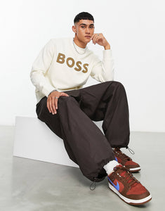 BOSS Orange sweatshirt light beige