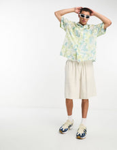 Load image into Gallery viewer, DESIGN boxy oversized shirt green blue tie dye