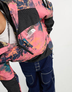 The North Face NSE pink distort print