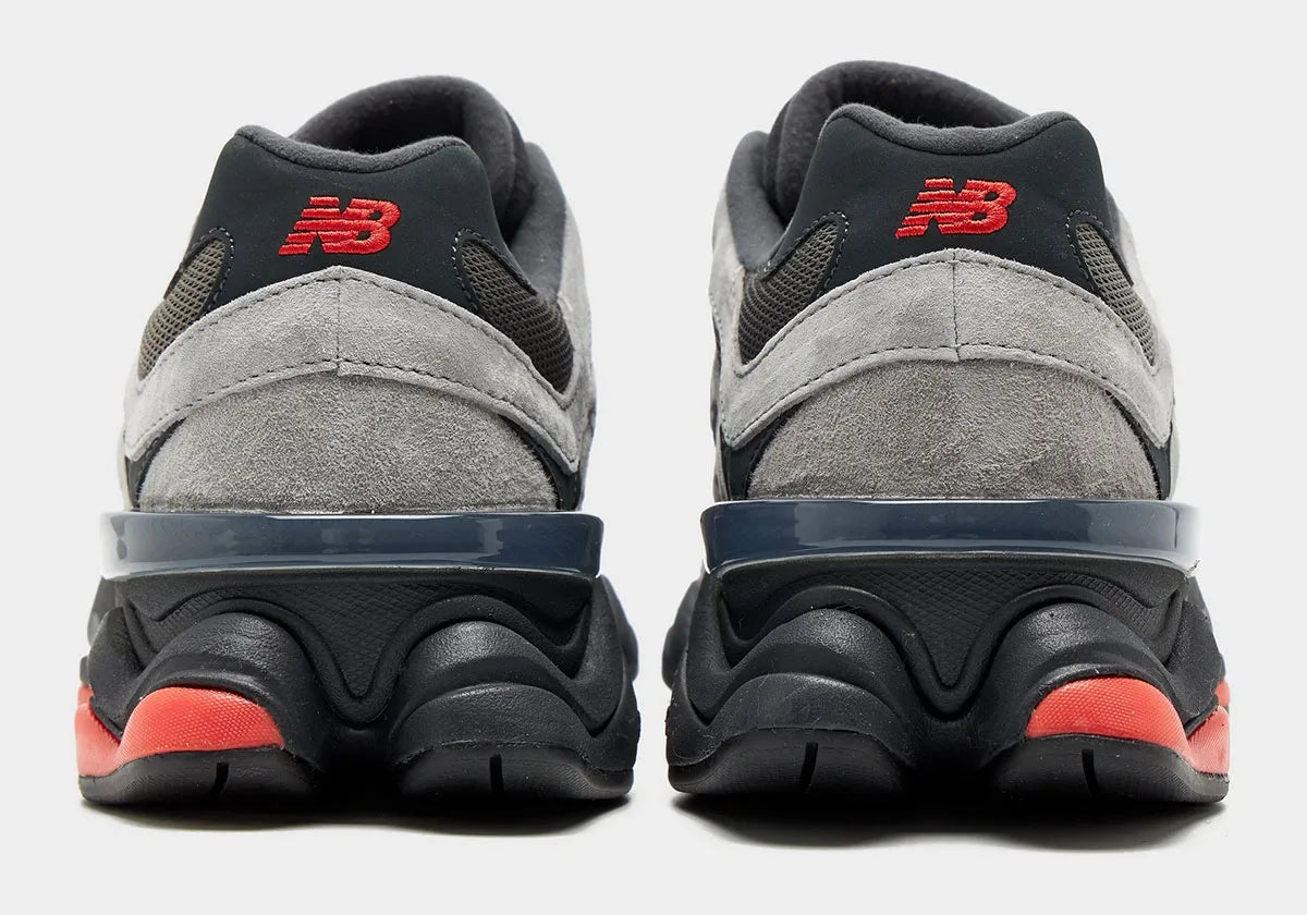 New Balance 9060 Grey Black Red