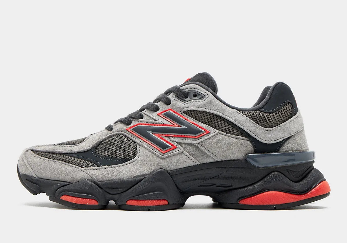 New Balance 9060 Grey Black Red