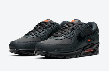 Nike Air Max 90 Iron Grey Black Total Orange