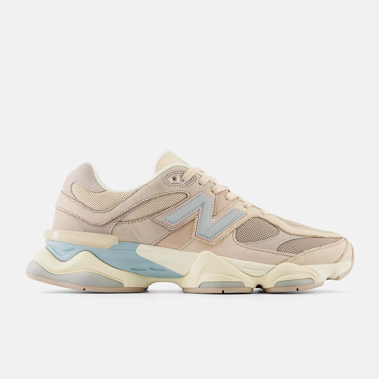 New Balance 9060 Ivory Cream Pink Sand