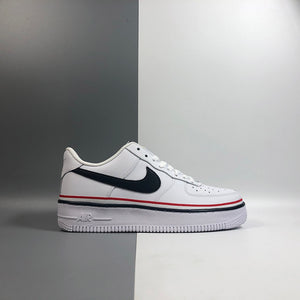 Nike Air Force 1 Low White Blue Red Ribbon