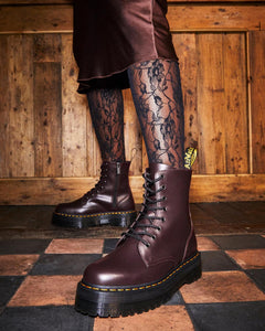 Dr. Martens Jadon Boot Platforms Burgundy