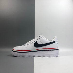 Nike Air Force 1 Low White Blue Red Ribbon