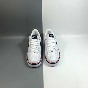 Nike Air Force 1 Low White Blue Red Ribbon