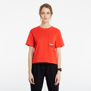 Nike Swoosh oversized t-shirt in red