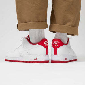 Nike Air Force 1 White University Red