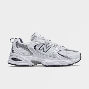 New Balance 530 White Silver Navy