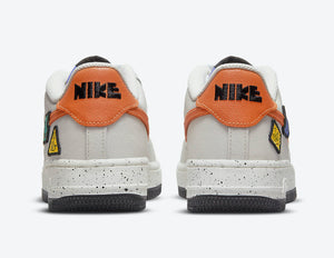 Nike Air Force 1 Light Bone Orange