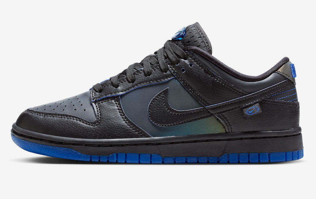 Nike Dunk Low Black Royal Iridescent