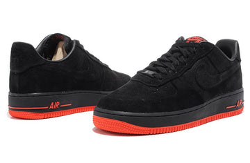 Nike Air Force 1 Low Suede Black Orange