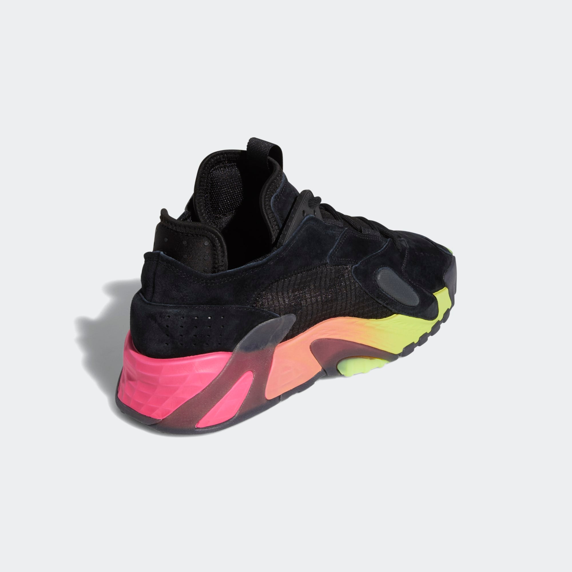 adidas STREETBALL Black Yellow Pink