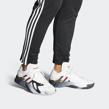 adidas Streetball  White Burgundy