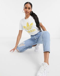 Maicë adidas Originals Trefoil core yellow