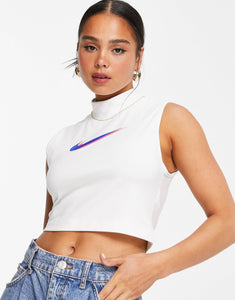 Nike mock neck white