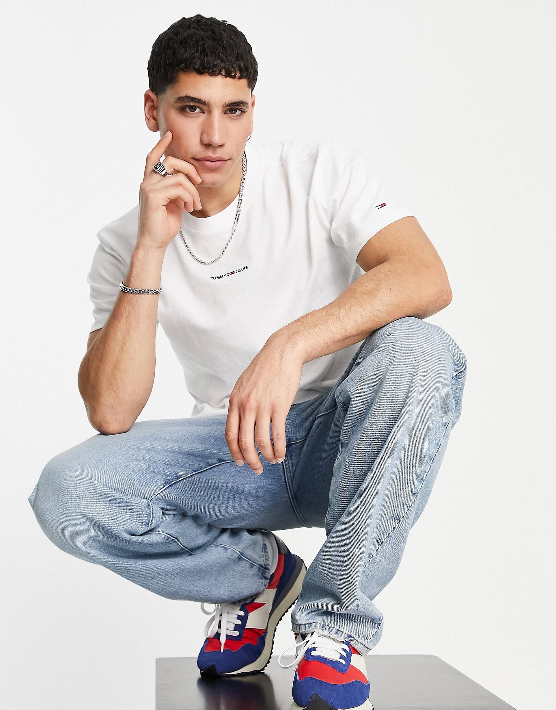 Tommy Jeans tiny logo classic white
