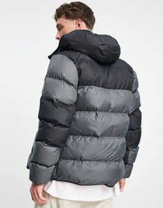 Nike padded jacket black smoke colourblock