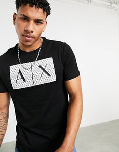 Armani Exchange box logo black