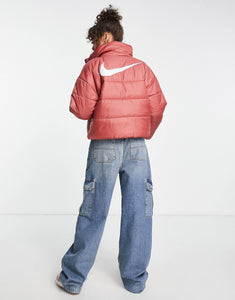 Nike fleece jacket canyon rust berry