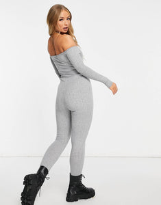 Jumpsuit Parisian jersey - grey marl