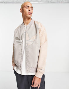 adidas Originals 'Tonal Textures' jacket grey