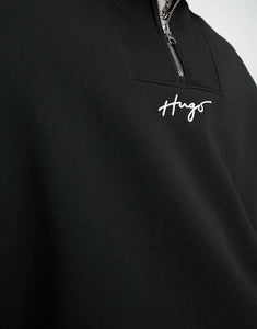 HUGO Dogota script logo sweatshirt black