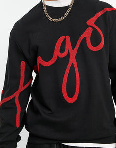 HUGO Diraffe script logo sweatshirt