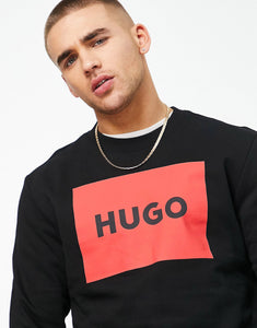 Hugo Duragol box logo sweat black