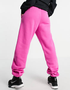 Nike mini swoosh oversized jogger fuchsia pink