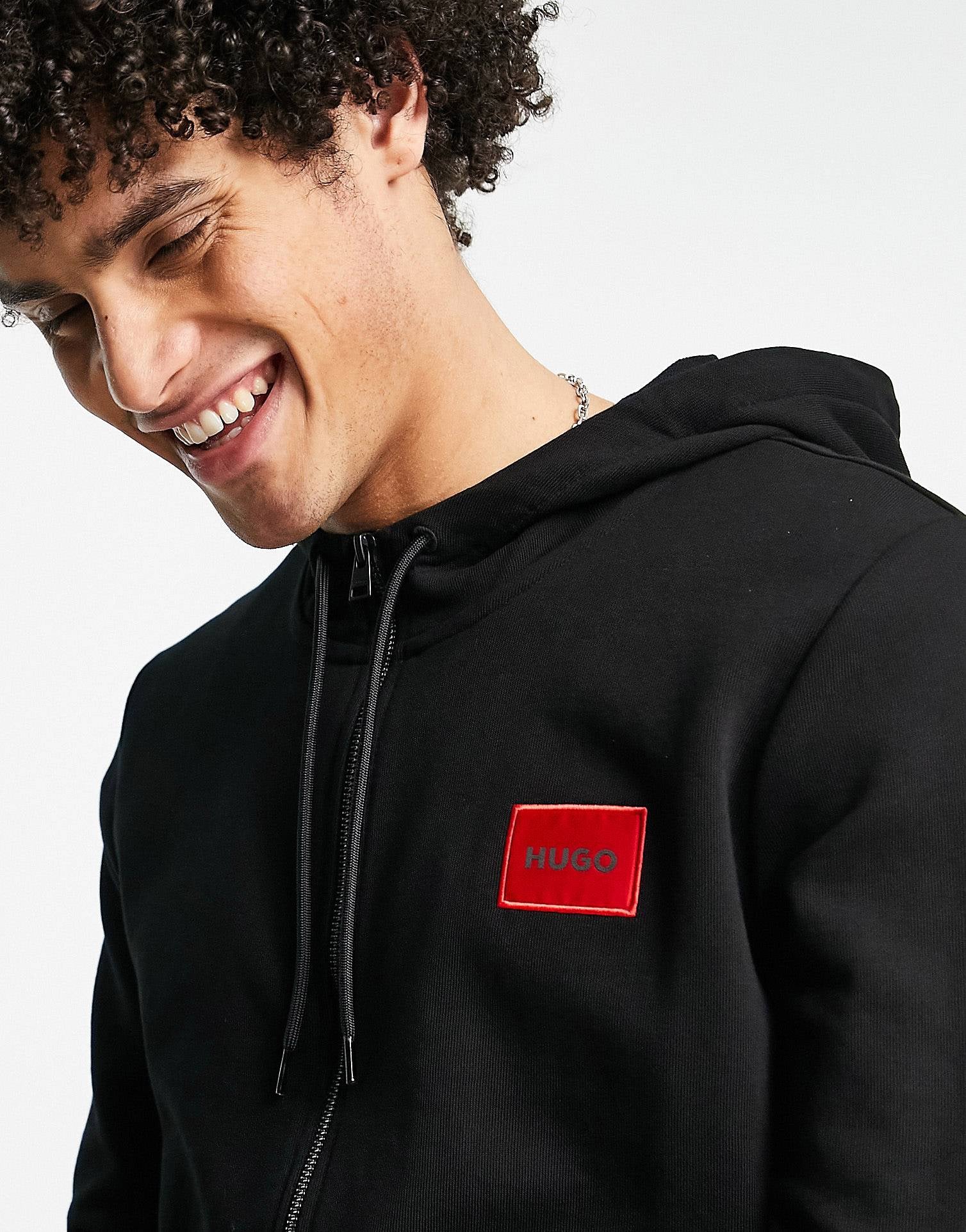 Hugo Daple hoodie black n shpishop