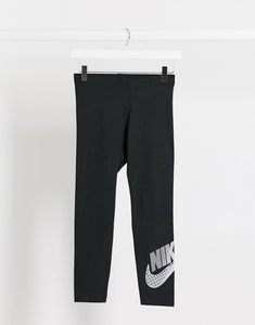 Nike silver logo - Leggings