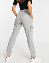 Load image into Gallery viewer, Nike swoosh drawstring joggers grey