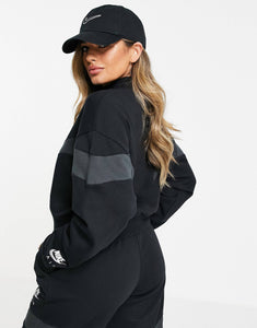 Nike Air fleece tracksuit black