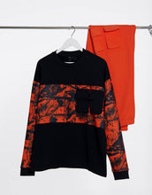 Load image into Gallery viewer, Duks Fleecey orange panel