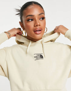 The North Face Dome cropped hoodie beige