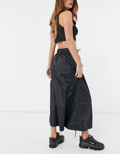 Nike woven maxi skirt black