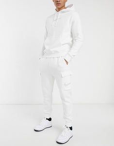 Tracksuit Nike court fleece sports white