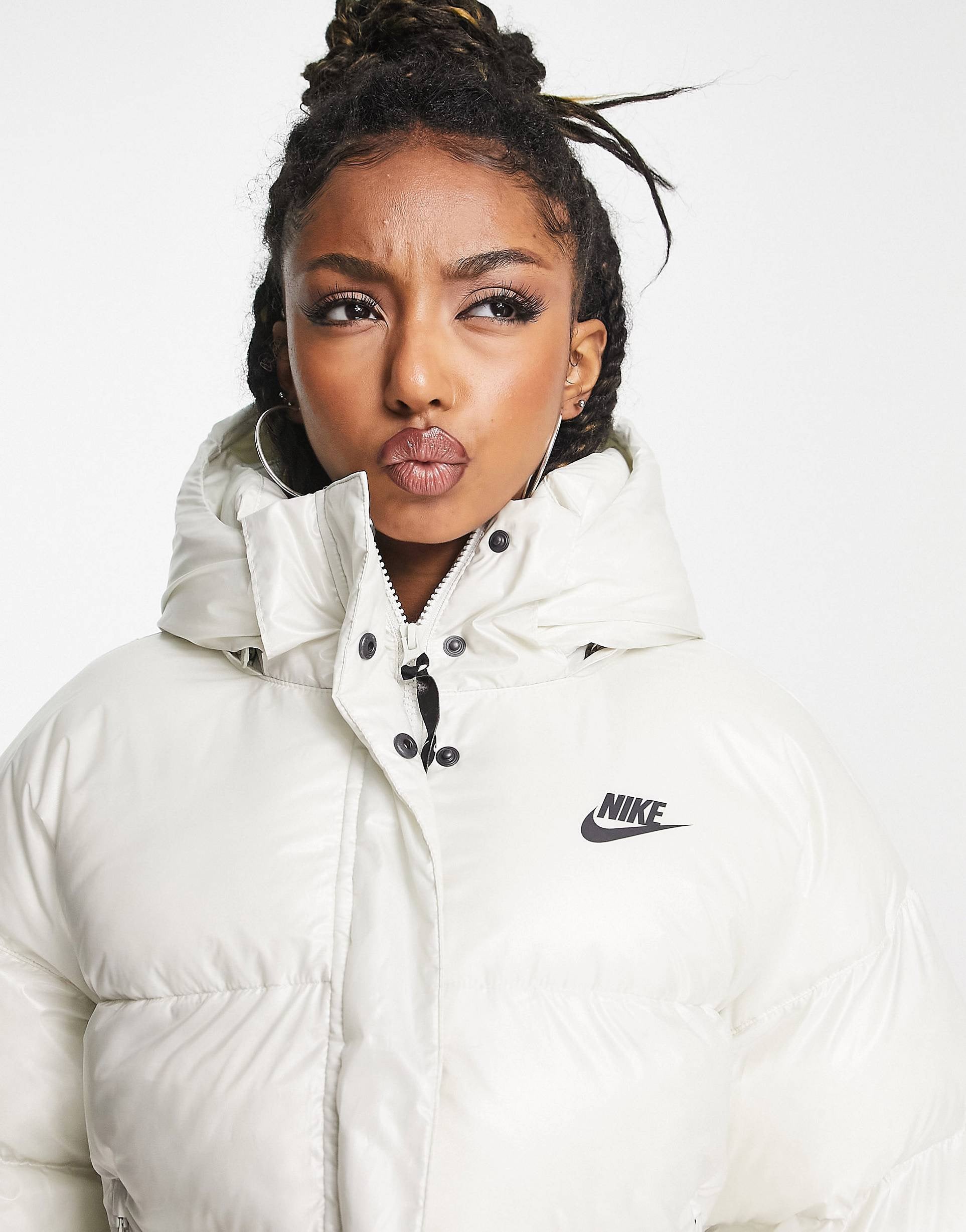 Nike City Tech padded jacket light bone