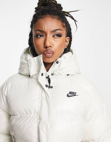 Nike City Tech padded jacket light bone